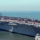 Illustration for article titled The Time When Two Super Carriers Became Floating Army Helicopter Bases